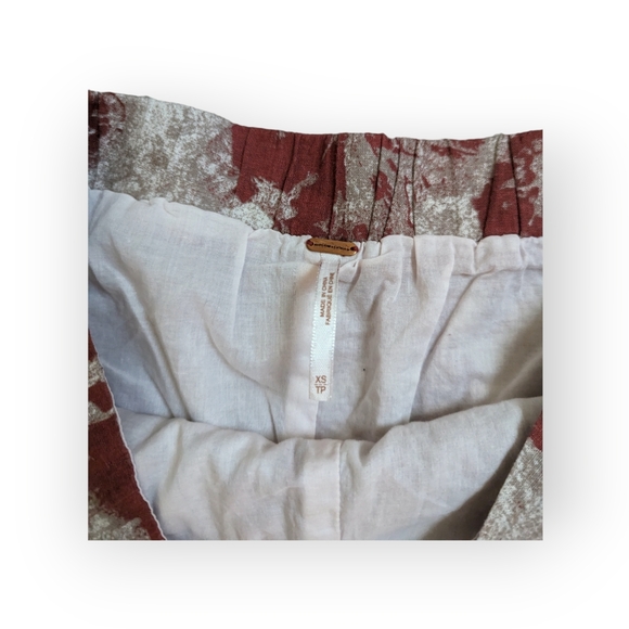 Free People Linen Wrap Shorts - Picture 3 of 6